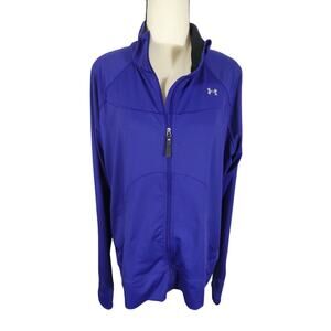 Under Armour Women's XL Zip Jacket Purple All Seasons Jacket